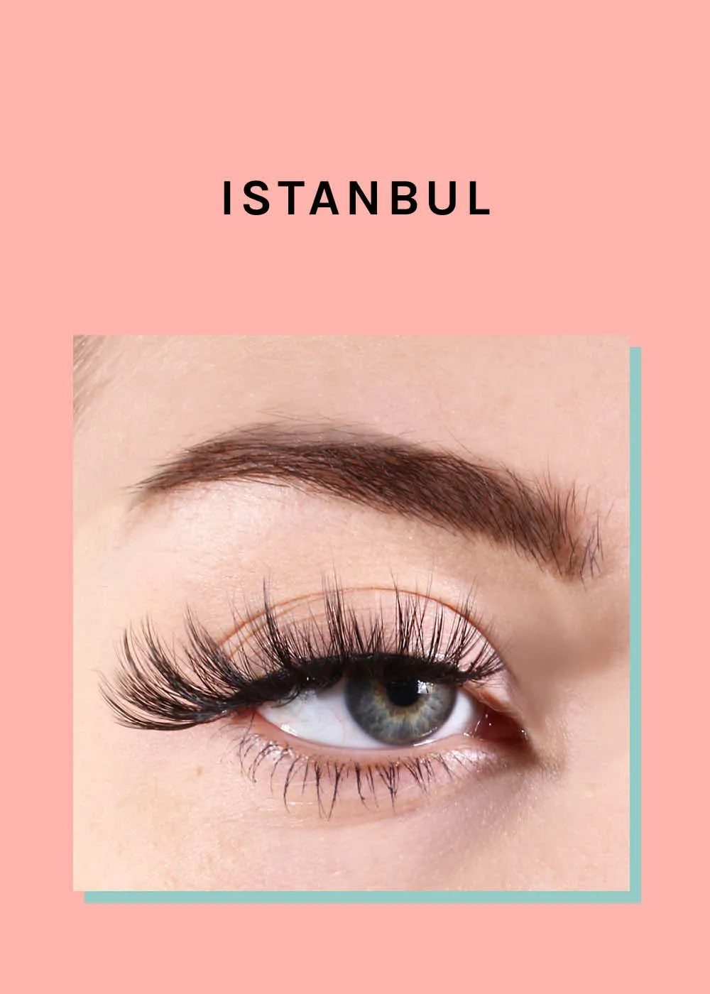 A  Glam 3D Faux Mink Lashes - Istanbul