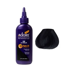 Adore Plus Semi Permanent Hair Color 398 Jet Black 100ml