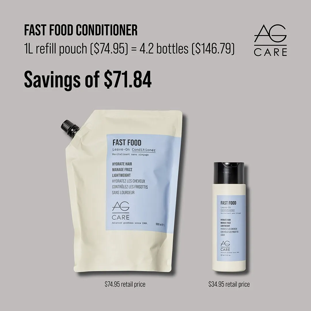 AG Care Fast Food Leave-On Conditioner 1L