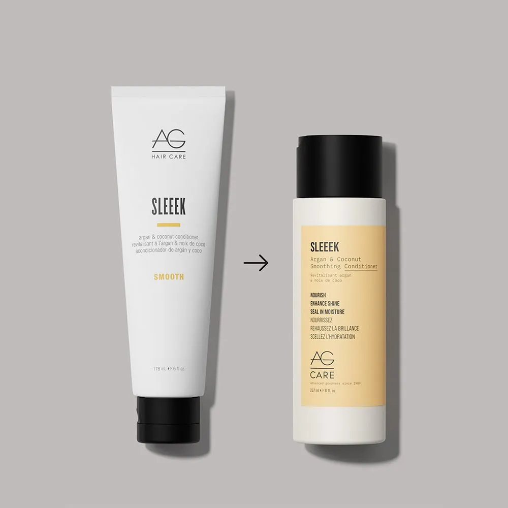 AG Care Sleeek Argan & Coconut Smoothing Conditioner 237ml