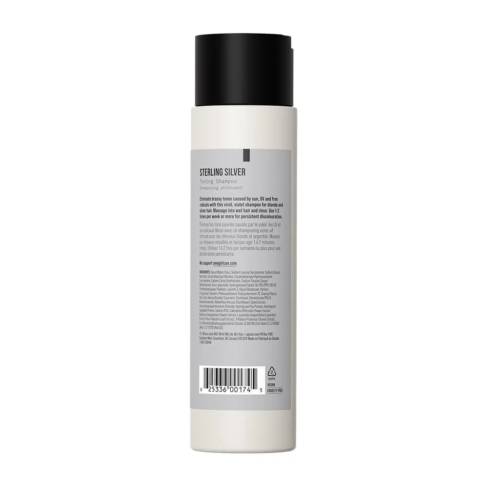 AG Care Sterling Silver Toning Shampoo 296ml