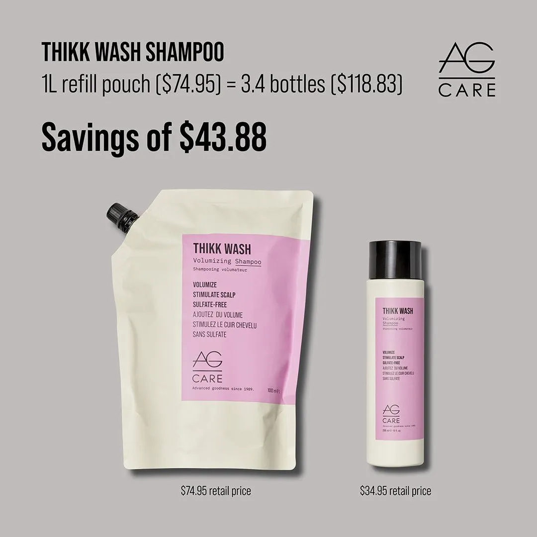 AG Care Thikk Wash Volumizing Shampoo 1L