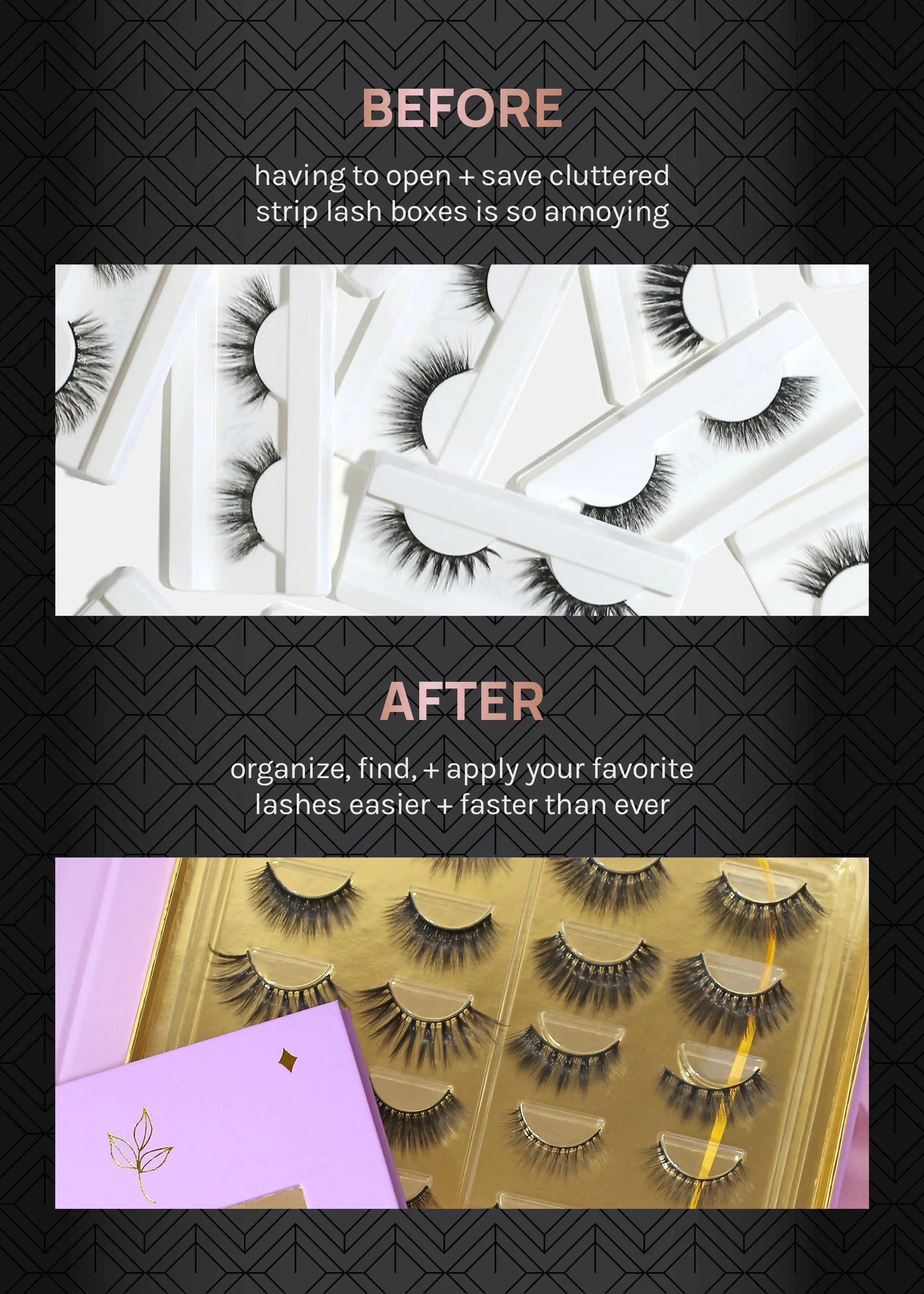 AOA Pro Eyelash Book - Purple