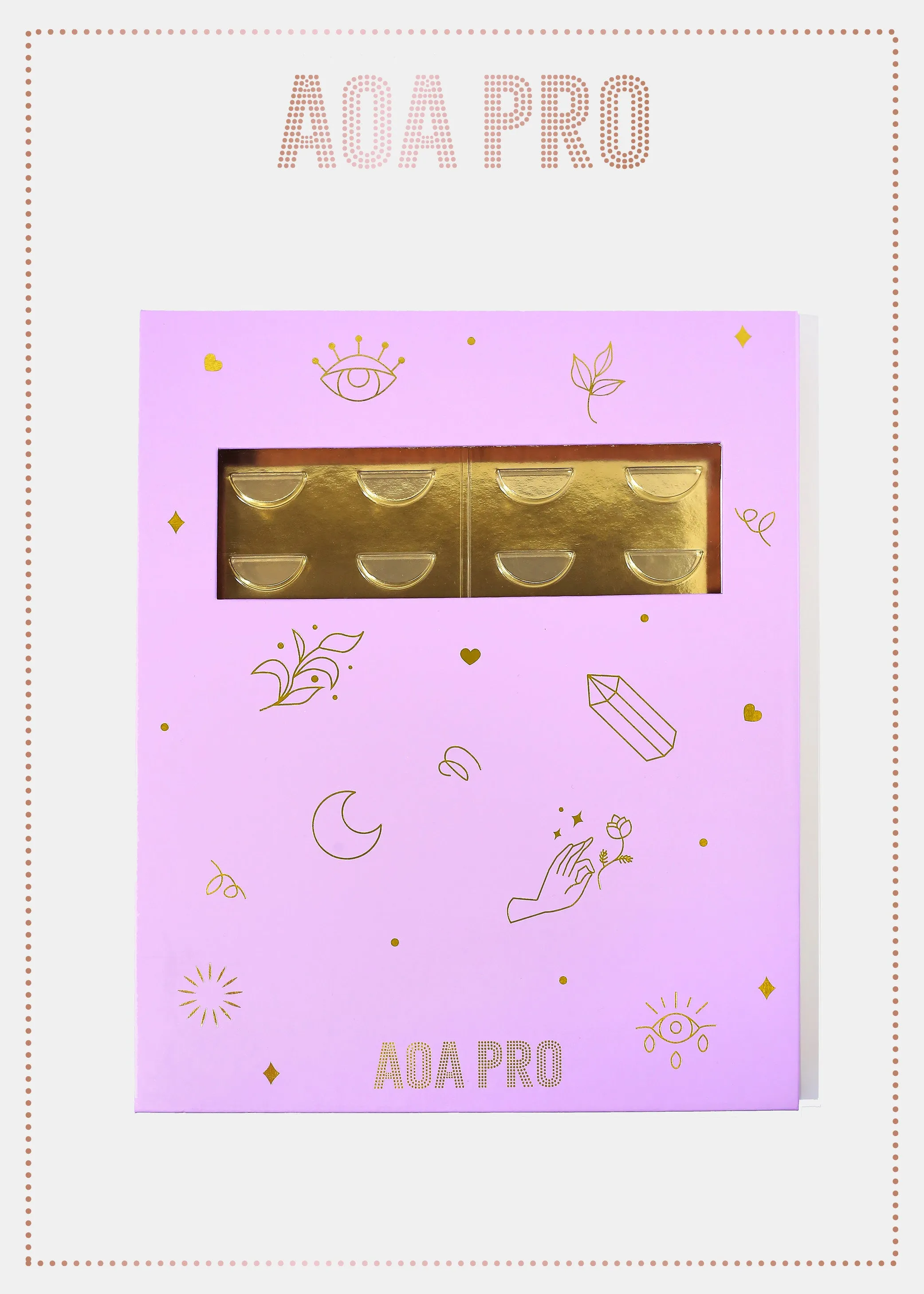 AOA Pro Eyelash Book - Purple