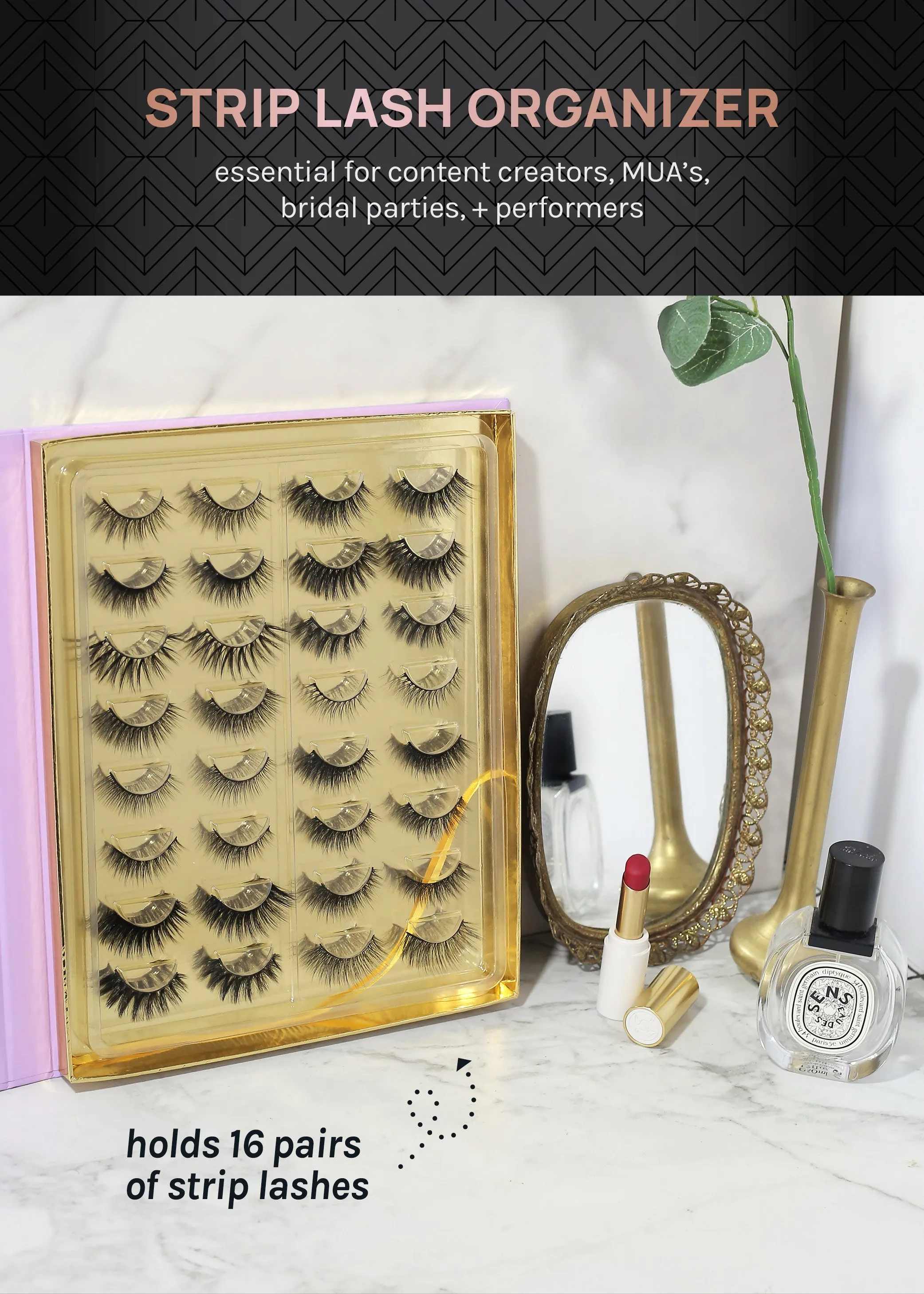 AOA Pro Eyelash Book - Purple