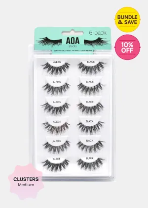 AOA Studio Eyelashes - Alexis 6-Pack
