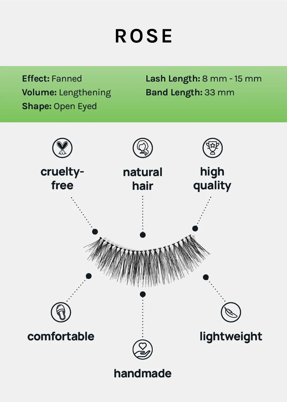 AOA Studio Eyelashes - Rose