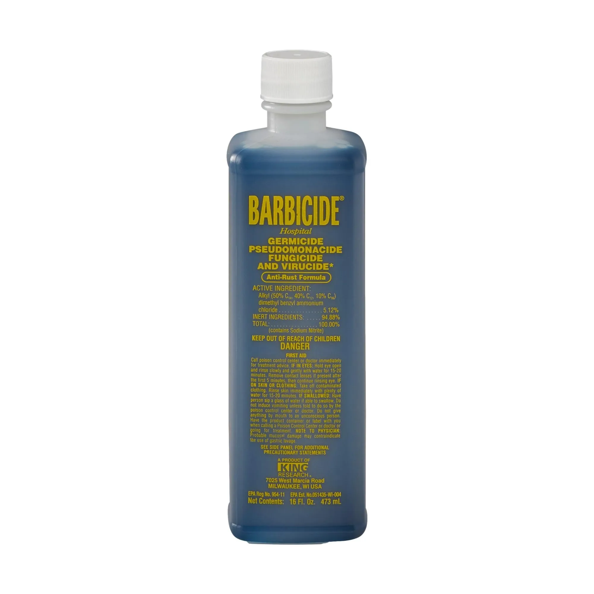 Barbicide Disinfectant Concentrate, 16 fl oz, 64 fl oz & 1 Gal