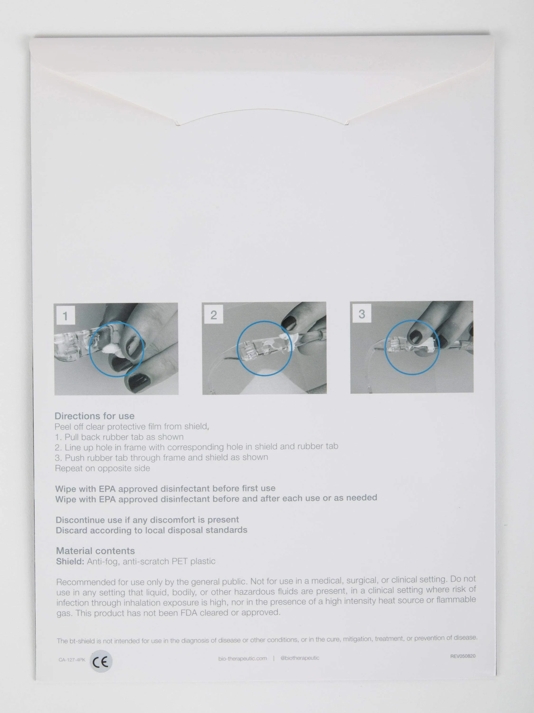 Bio-Therapeutic bt-shield Replacement Shields, 4 pk