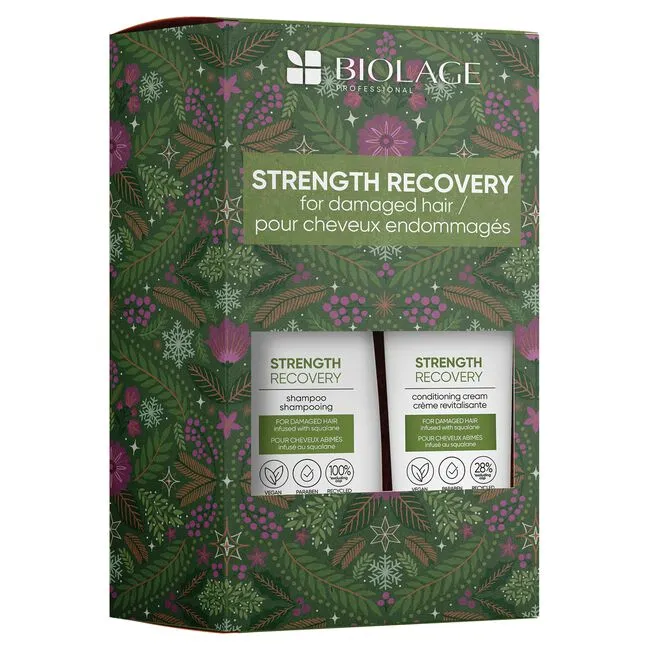 Biolage Strength Recovery Strengthens Damaged Hair Duo