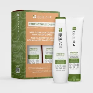 Biolage Strength Recovery Strengthens Damaged Hair Duo