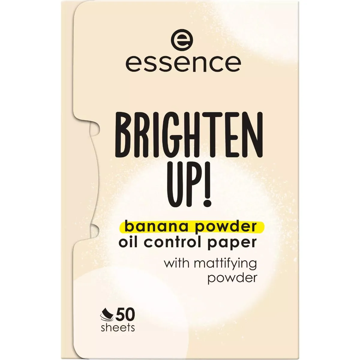 Brighten Up Banana Powder Oil Control Paper - 50 Pieces