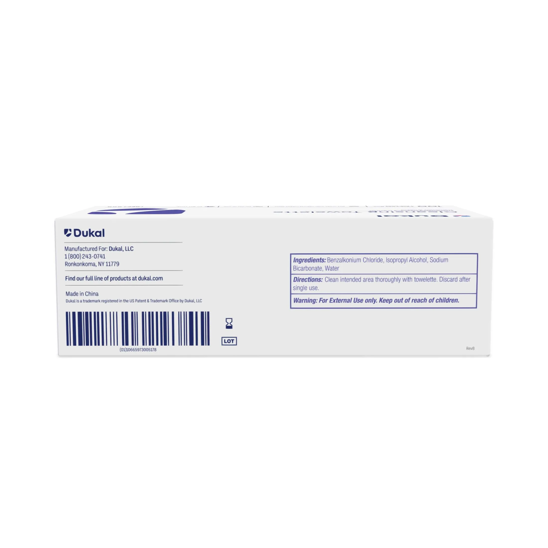 Cleansing Towelette, 5"x8" - 100 ct