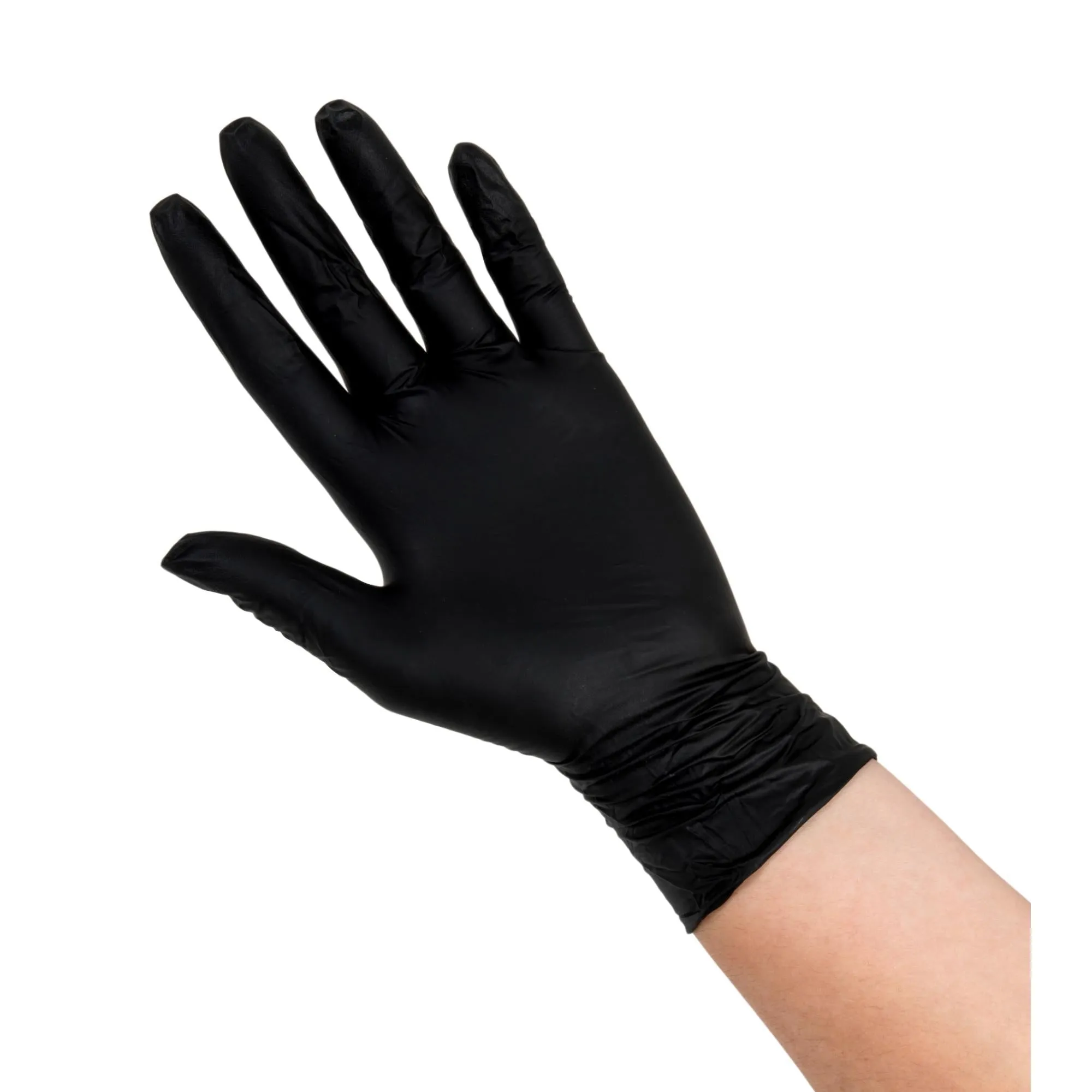 Colortrak Black Vinyl Gloves, 100 ct