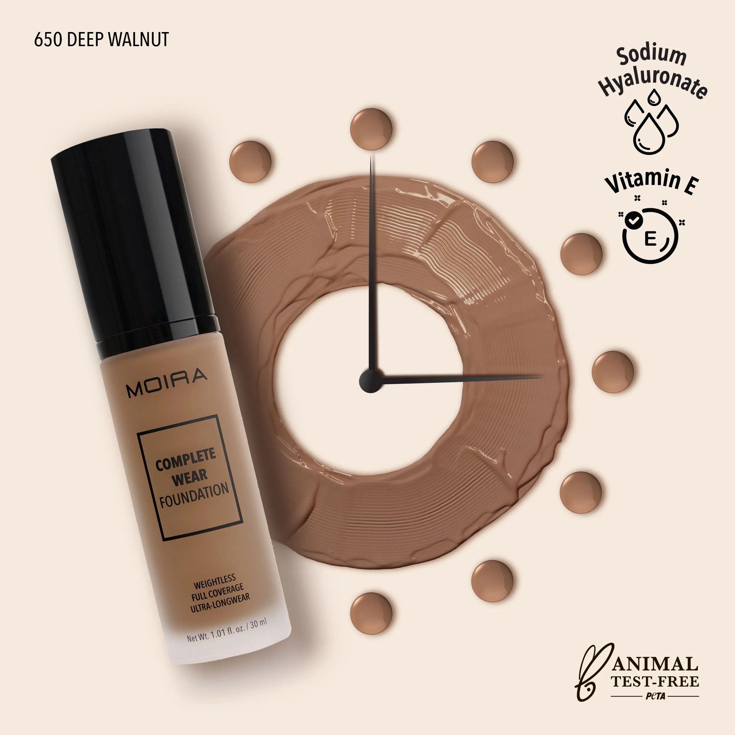Complete Wear? Foundation (650, Deep Walnut)