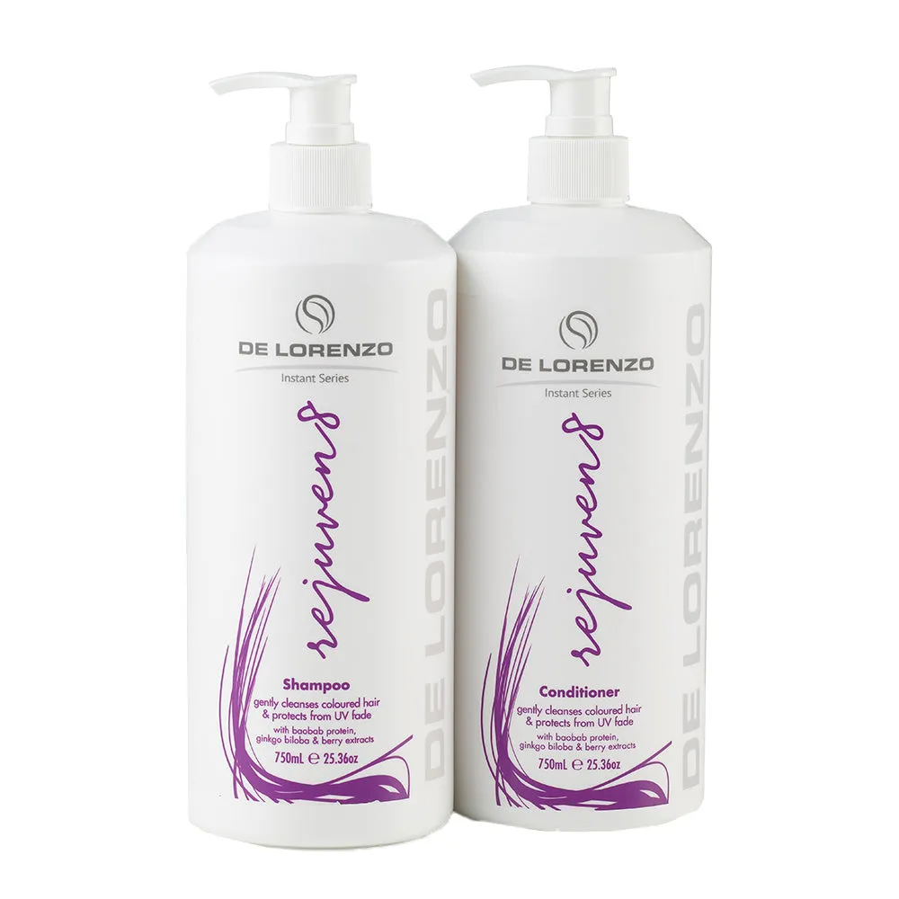 De Lorenzo Instant Rejuven8 Shampoo & Conditioner 750ml Duo Pack