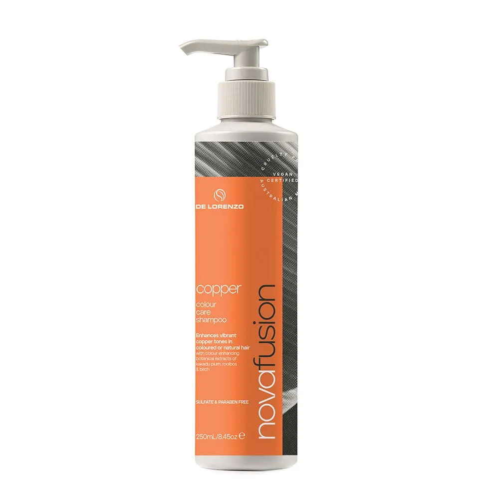 De Lorenzo Novafusion Colour Care Shampoo Copper 250ml