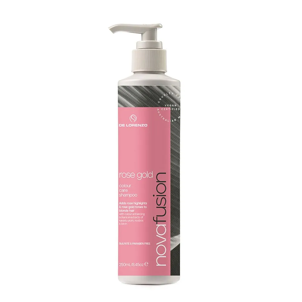 De Lorenzo Novafusion Colour Care Shampoo Rose Gold 250ml