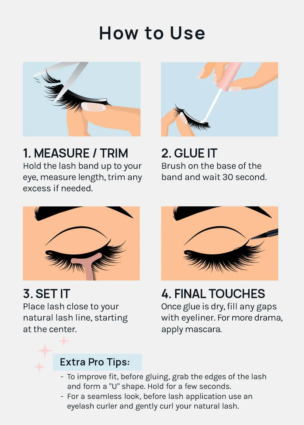 Demi-Dream Half Lashes C Whisper