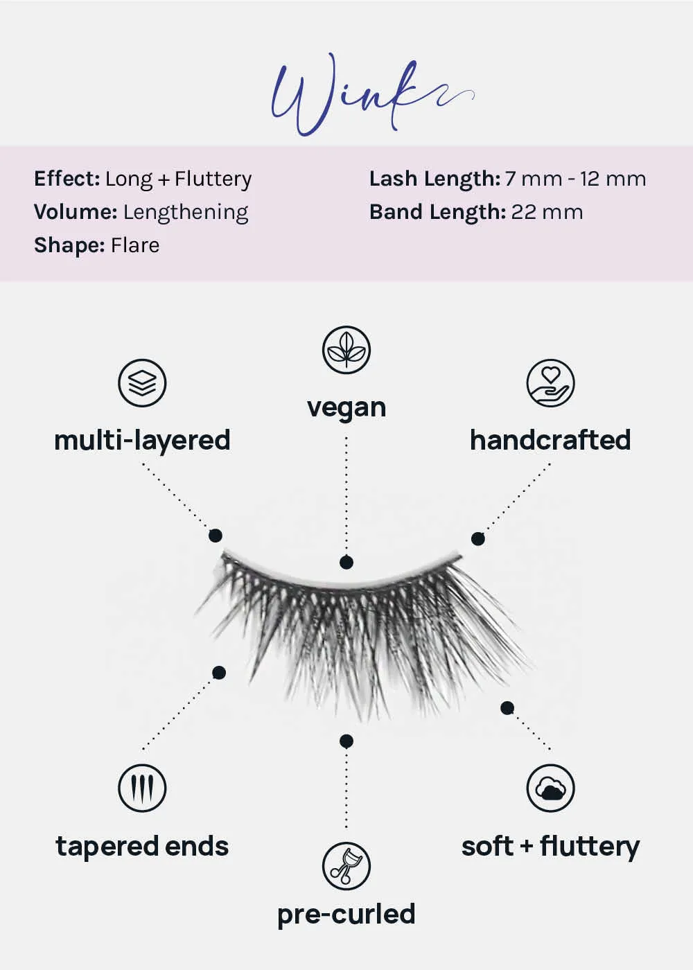 Demi-Dream Half Lashes C Wink