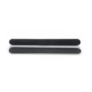 Design Nail Black Wood Nail File, 180/180 Grit, 7"