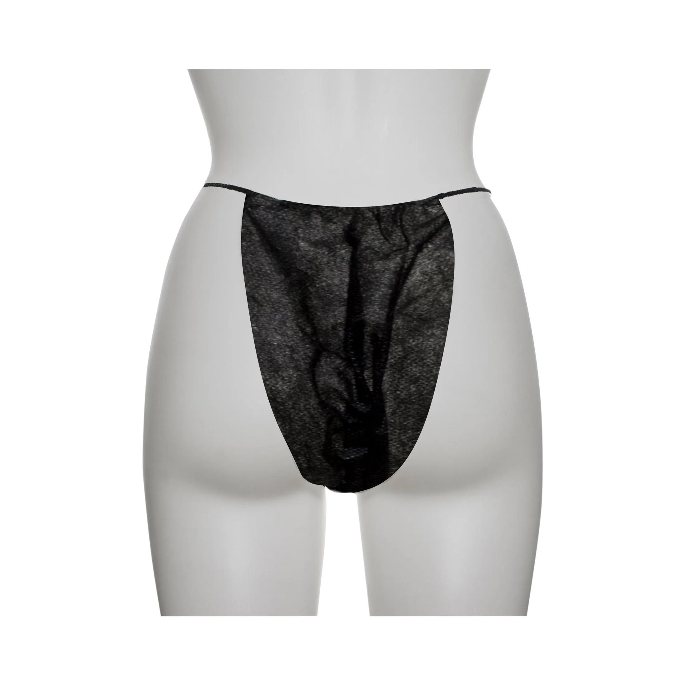 Disposable Bikini, Black, OSFM, 100 ct