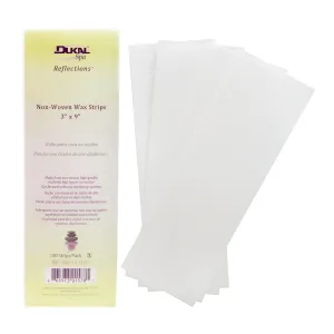DUKAL Reflections Non-Woven Waxing Strips 3" x 9" strips - 100 ct