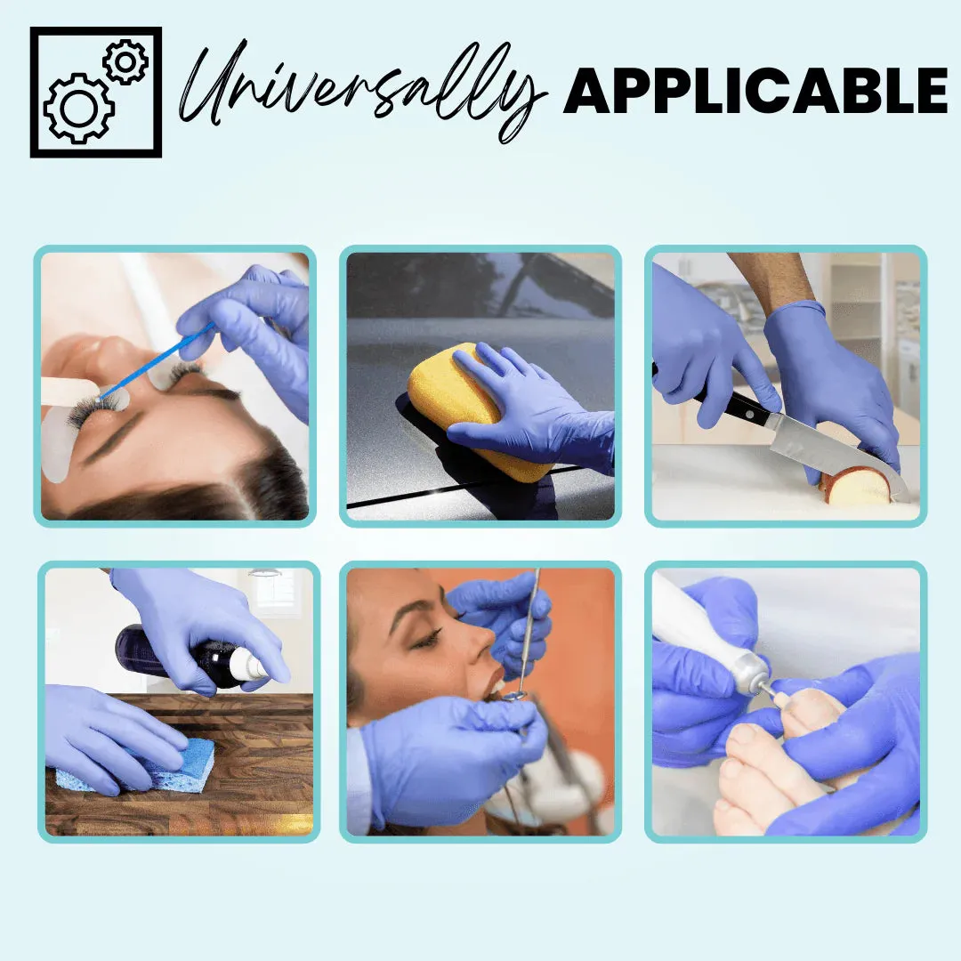 Eco Gloves Biodegradable Nitrile, Black, 100 ct