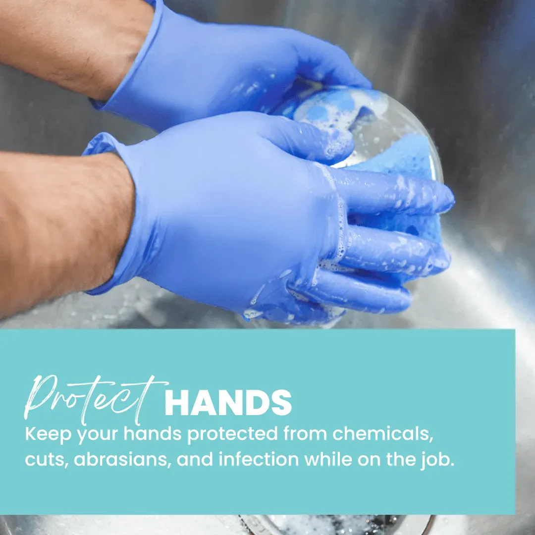 Eco Gloves Biodegradable Nitrile, Black, 100 ct