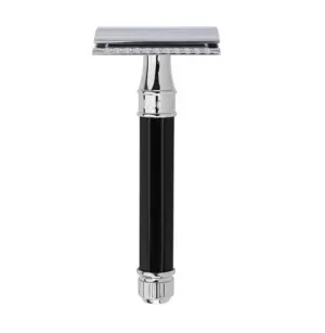 Edwin Jagger DE8 Black Octagonal DE Safety Razor
