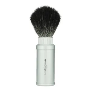 Edwin Jagger Silver Sythetic Travel Shave Brush