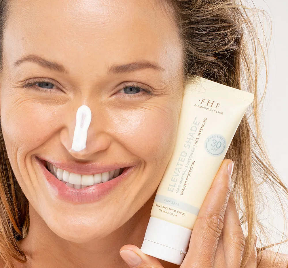Elevated Shade? Age-Defending 100% Mineral Sunscreen | Farmhouse Fresh