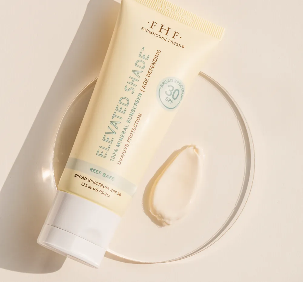 Elevated Shade? Age-Defending 100% Mineral Sunscreen | Farmhouse Fresh