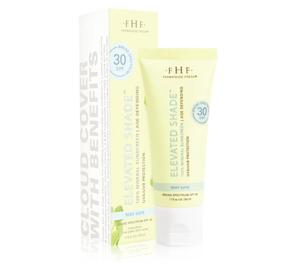 Elevated Shade? Age-Defending 100% Mineral Sunscreen | Farmhouse Fresh