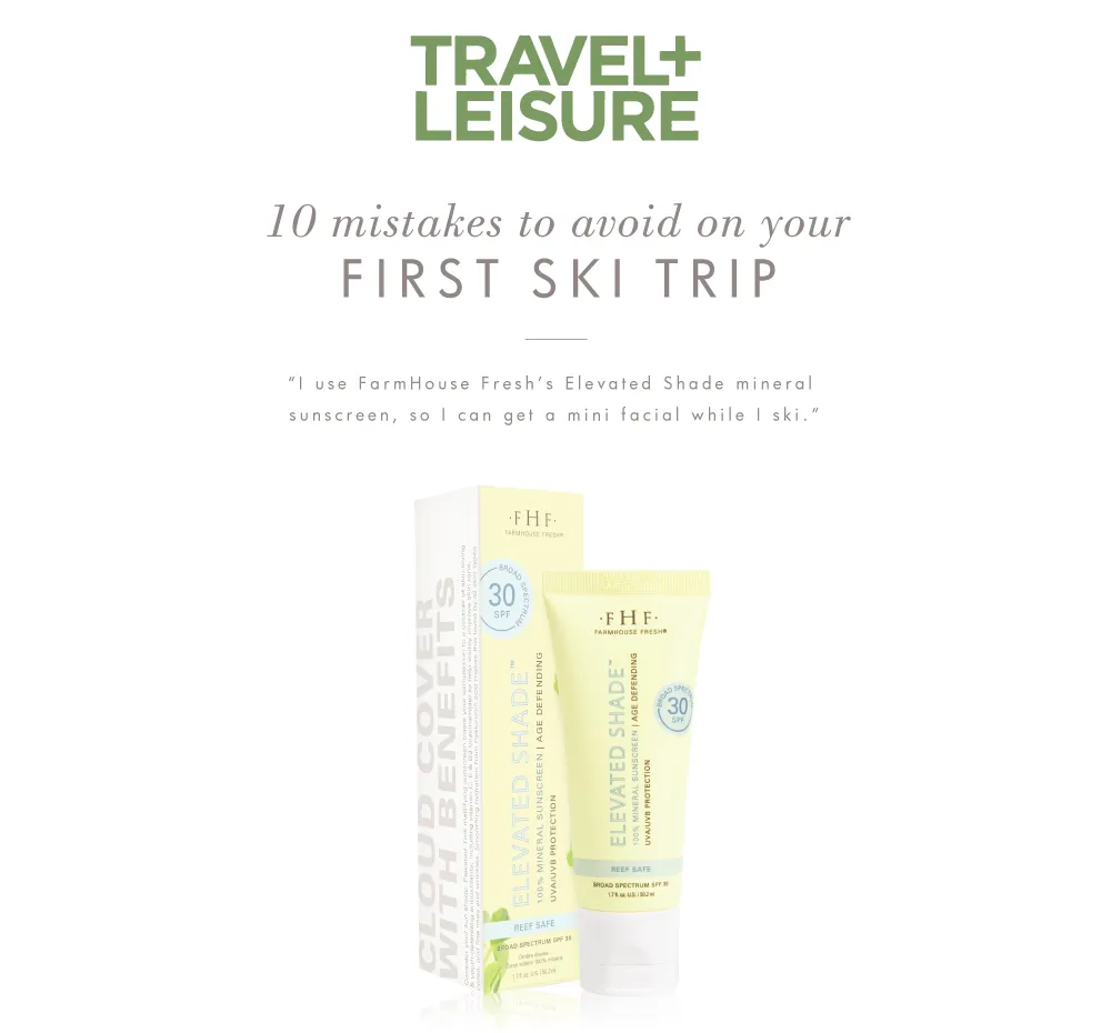 Elevated Shade? Age-Defending 100% Mineral Sunscreen | Farmhouse Fresh