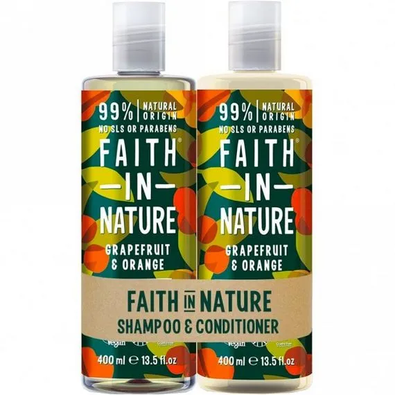Faith In Nature Shampoo & Conditioner Banded Pack 400ml