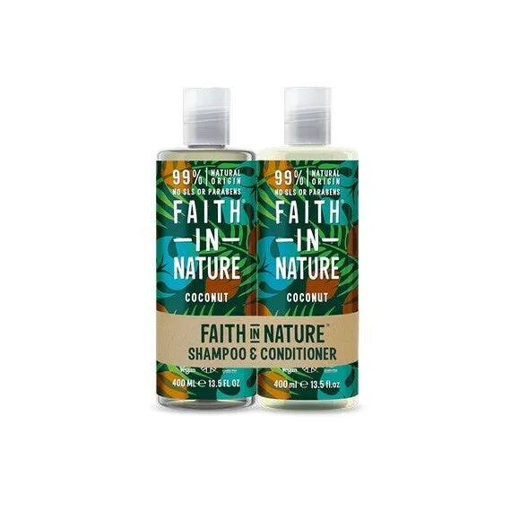 Faith In Nature Shampoo & Conditioner Banded Pack 400ml