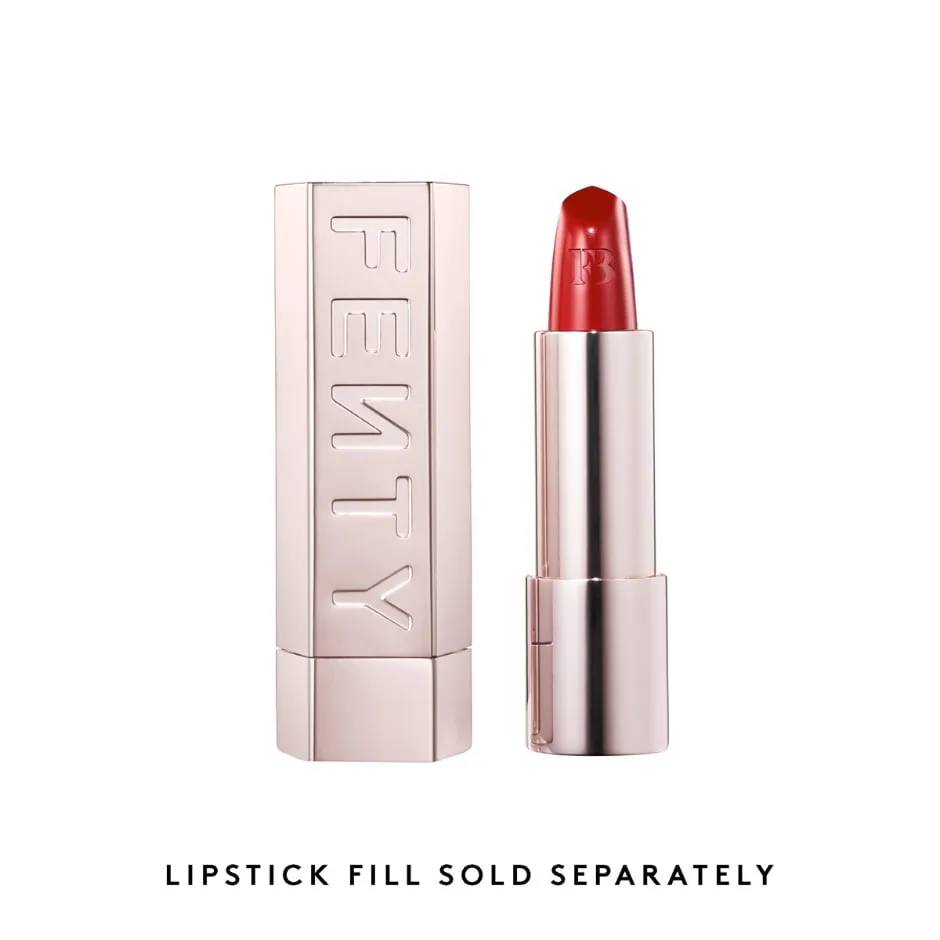 Fenty IconThe Case: Semi-Matte Lipstick Metallic Nude