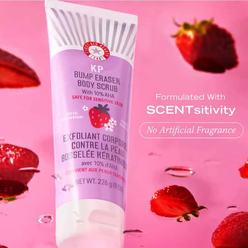 First Aid Beauty KP Bump Eraser Body Scrub Fresh Strawberry