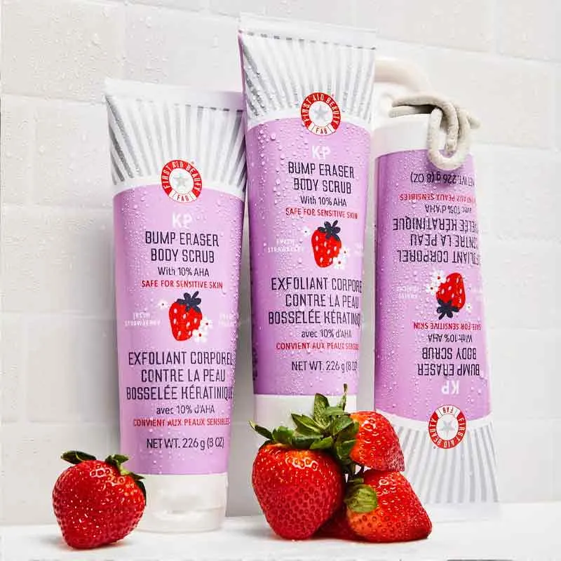 First Aid Beauty KP Bump Eraser Body Scrub Fresh Strawberry