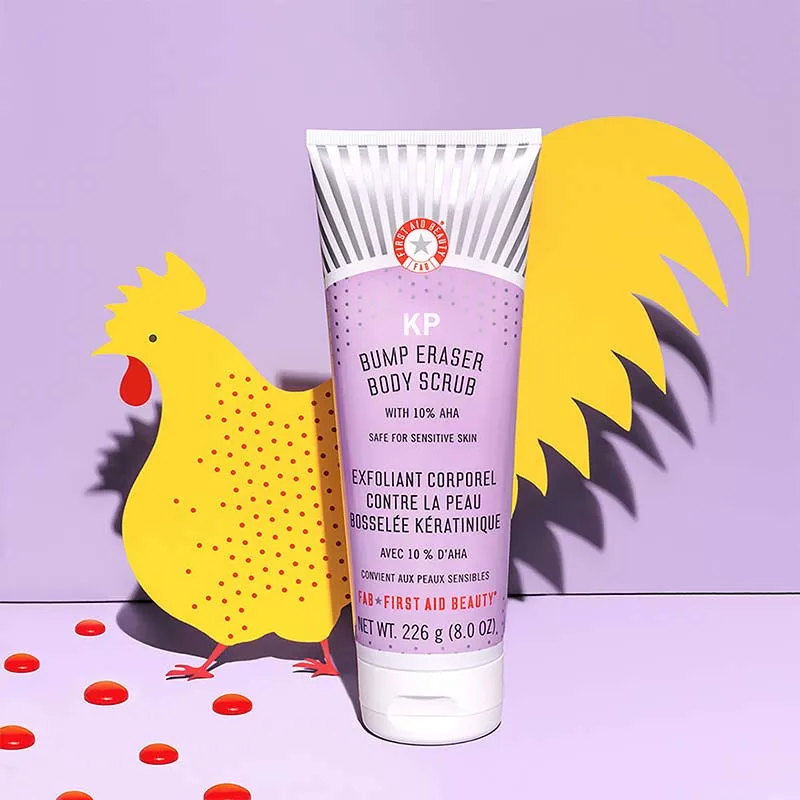 First Aid Beauty KP Bump Eraser Body Scrub with 10% AHA