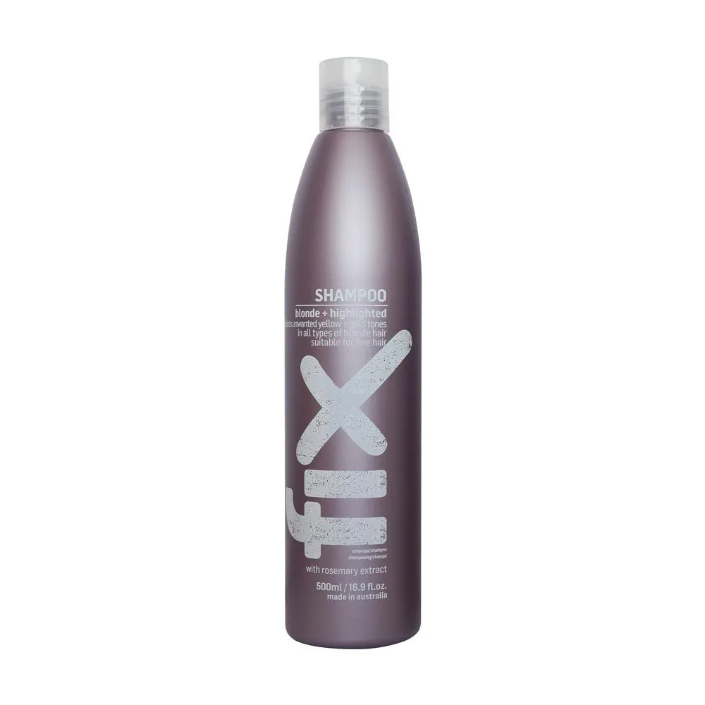 Fix Blonde   Highlighted Shampoo 500ml