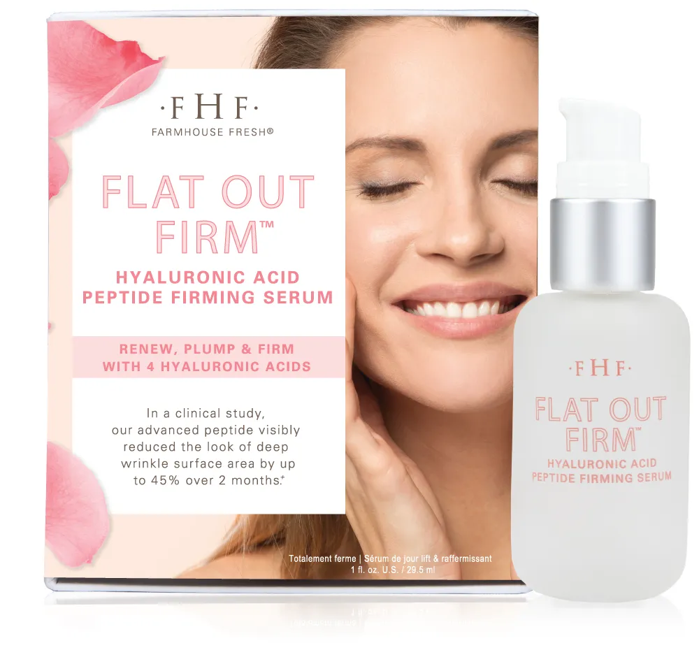 Flat Out Firm? Hyaluronic Acid Peptide Firming Serum | Farmhouse Fresh