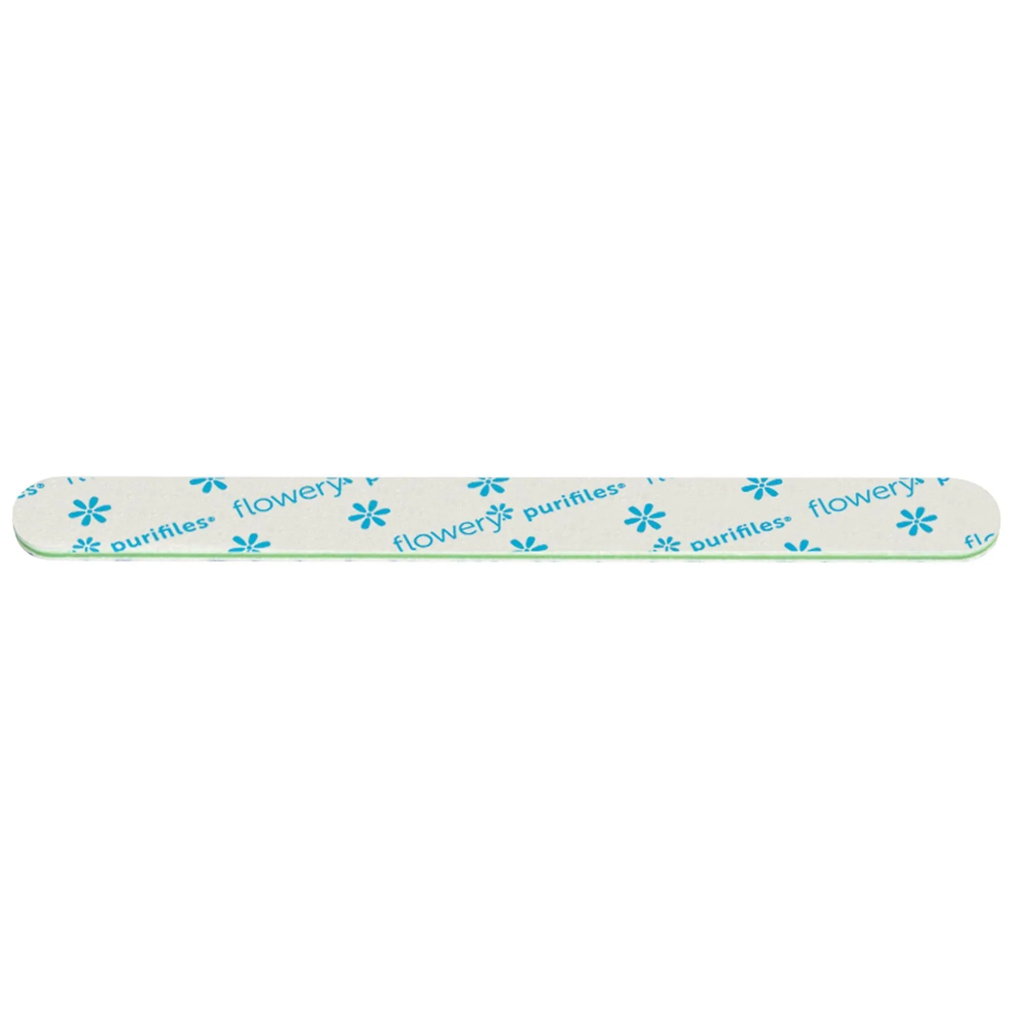 Flowery Purifiles Disinfectable Nail File, Green Core, 100/180 grit