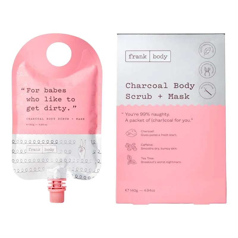Frank Body Charcoal Body Scrub & Mask