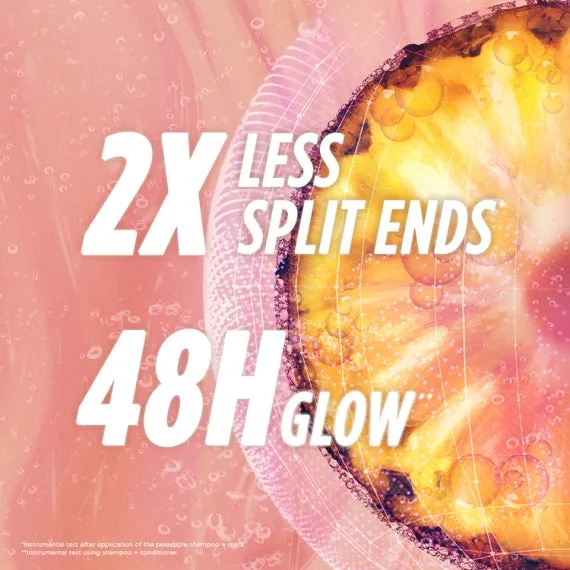 Garnier Ultimate Blends Glowing Lengths Pineapple & Amla Hair Food Shampoo for Long Dull Hair 350ml