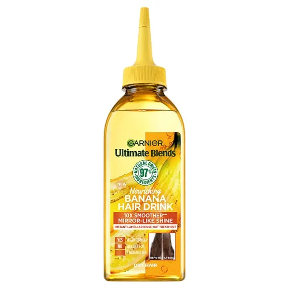 Garnier Ultimate Blends Nourishing Banana Hair Drink Liquid Conditioner for Dry Hair 200ml