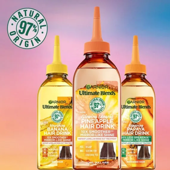 Garnier Ultimate Blends Nourishing Banana Hair Drink Liquid Conditioner for Dry Hair 200ml