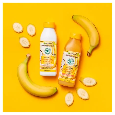 Garnier Ultimate Blends Nourishing Hair Food Banana Shampoo For Dry Hair 350ml