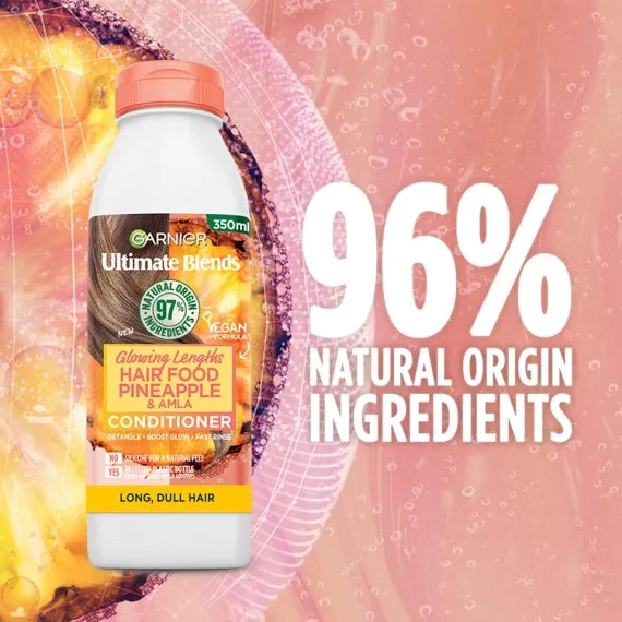 Garnier Ultimate Blends Pineapple & Alma Hair Food Conditioner for Long Dull Hair 350ml
